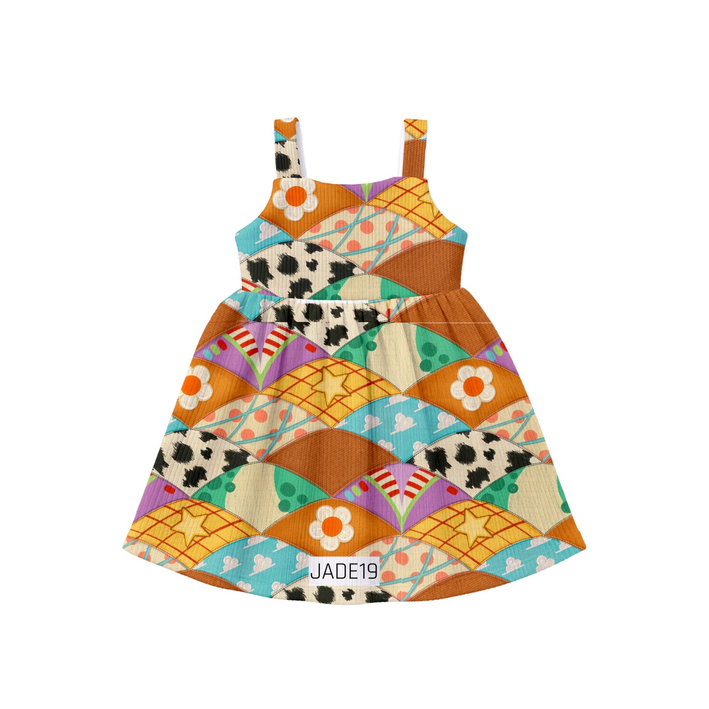 Patchwork Wesley dress