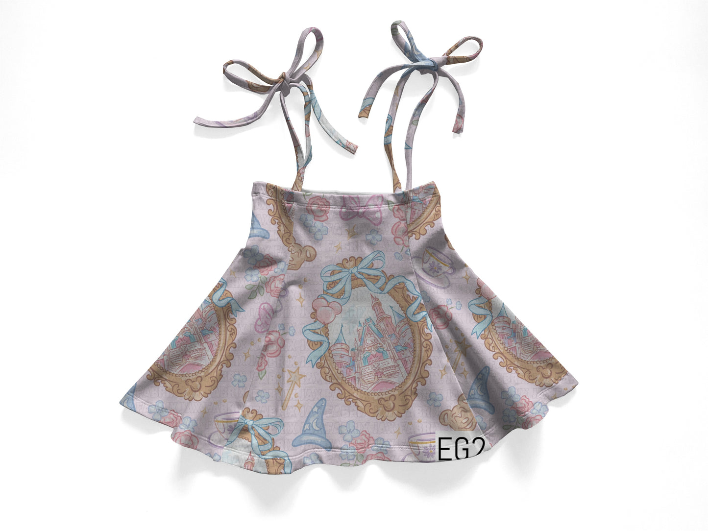 Castle tie skirt