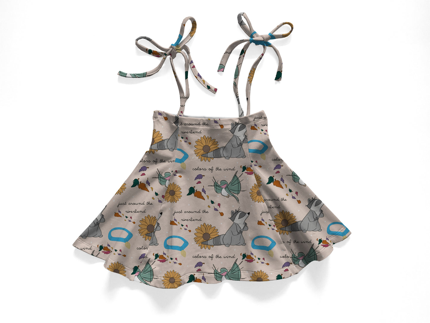River bend tie skirt