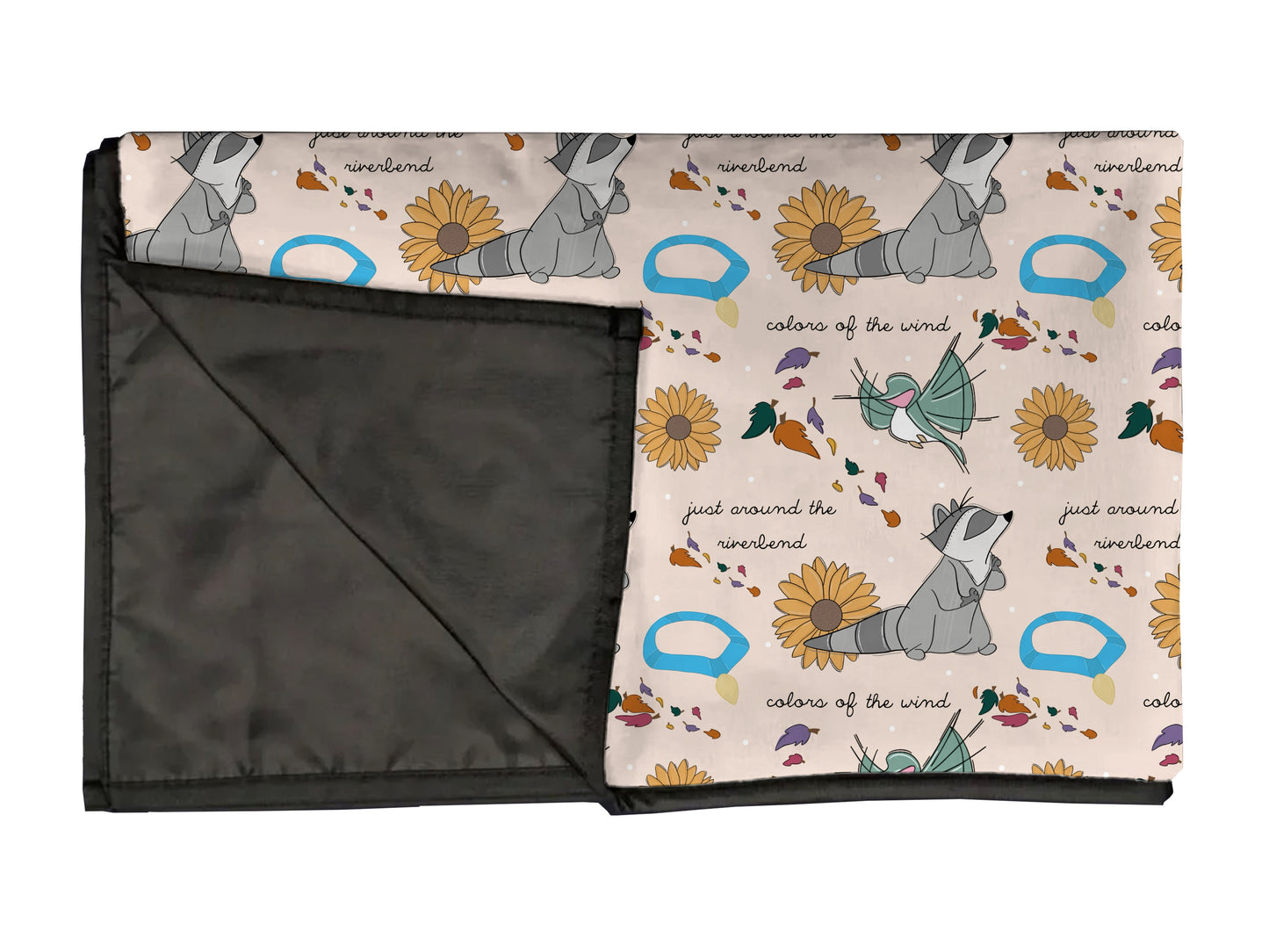 River bend   playmat, swaddle, and blanket