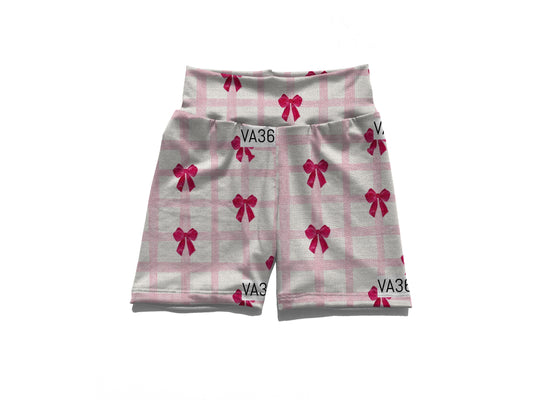 Pin bows  Biker shorts