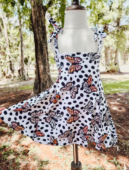 4t bloom butterfly tie skirt