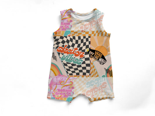 Skater vibes Tank romper