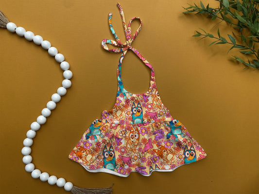Orange flower Clementine top