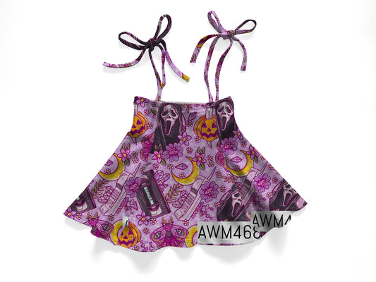 Scream tie skirt