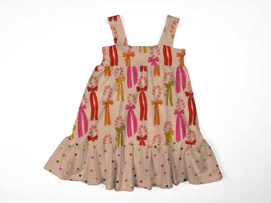 Candy canes ivy dress