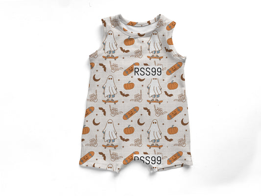 Skater ghost  Tank romper