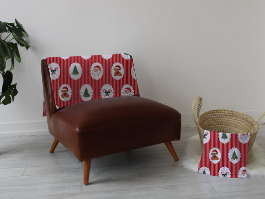 Classic Christmas Playmat, swaddle, and blanket