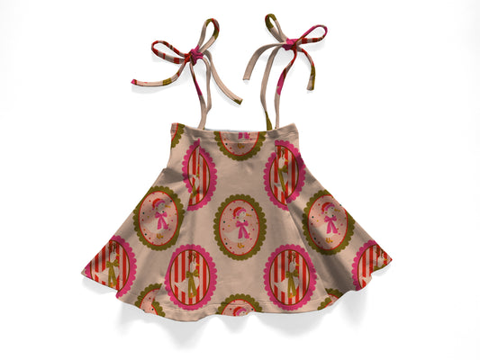 Goose tie skirt