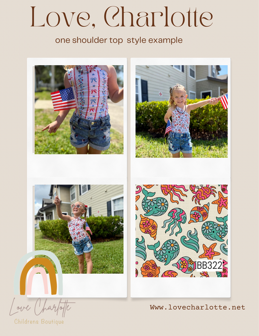 Jellies One shoulder top