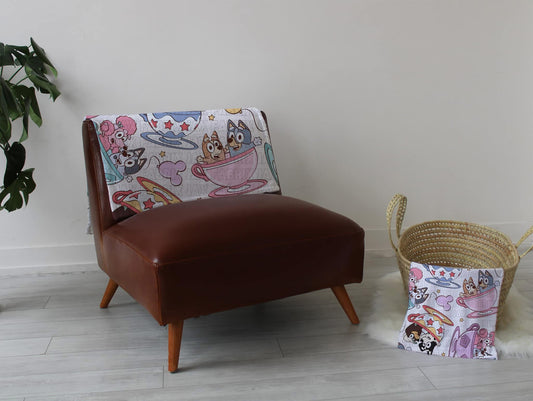 Tea cup dogs   playmat, swaddle, and blanket