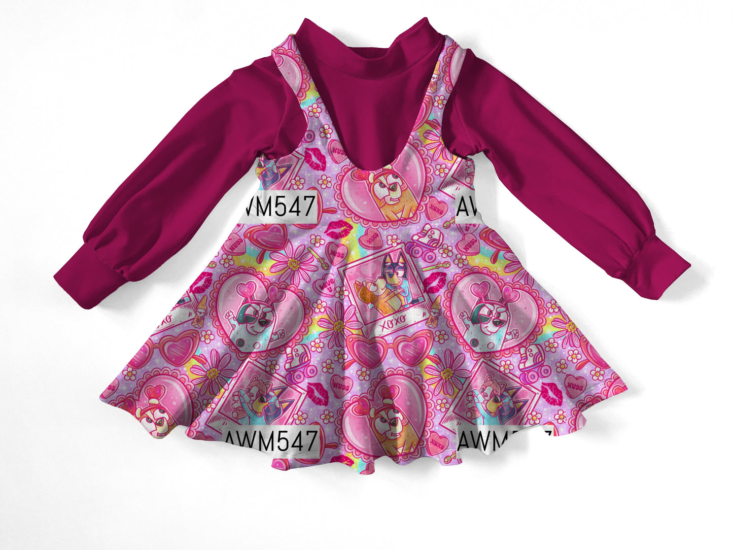 Muffin hearts pinafold