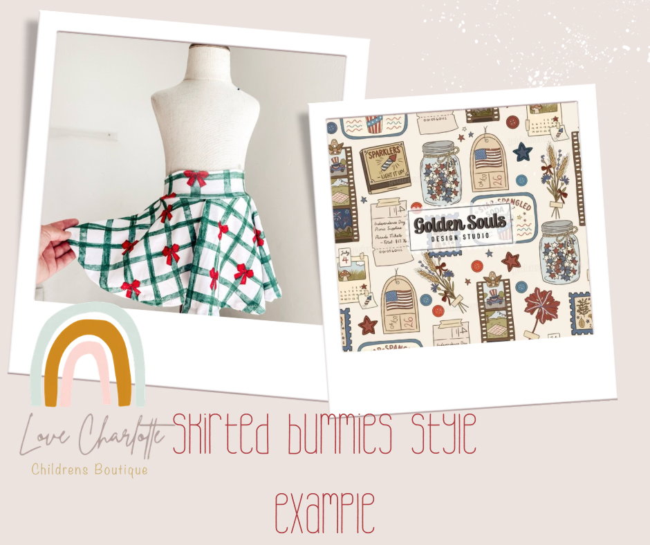 Vintage America Skirted bummie