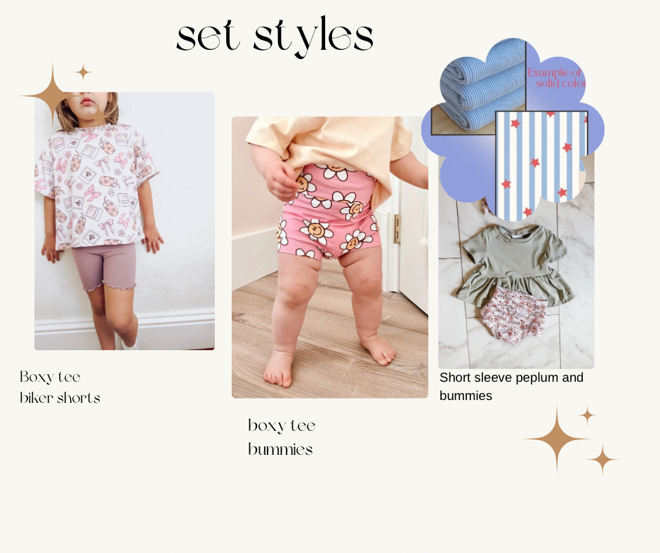 Star spangled stripes set ( style options in the listing )