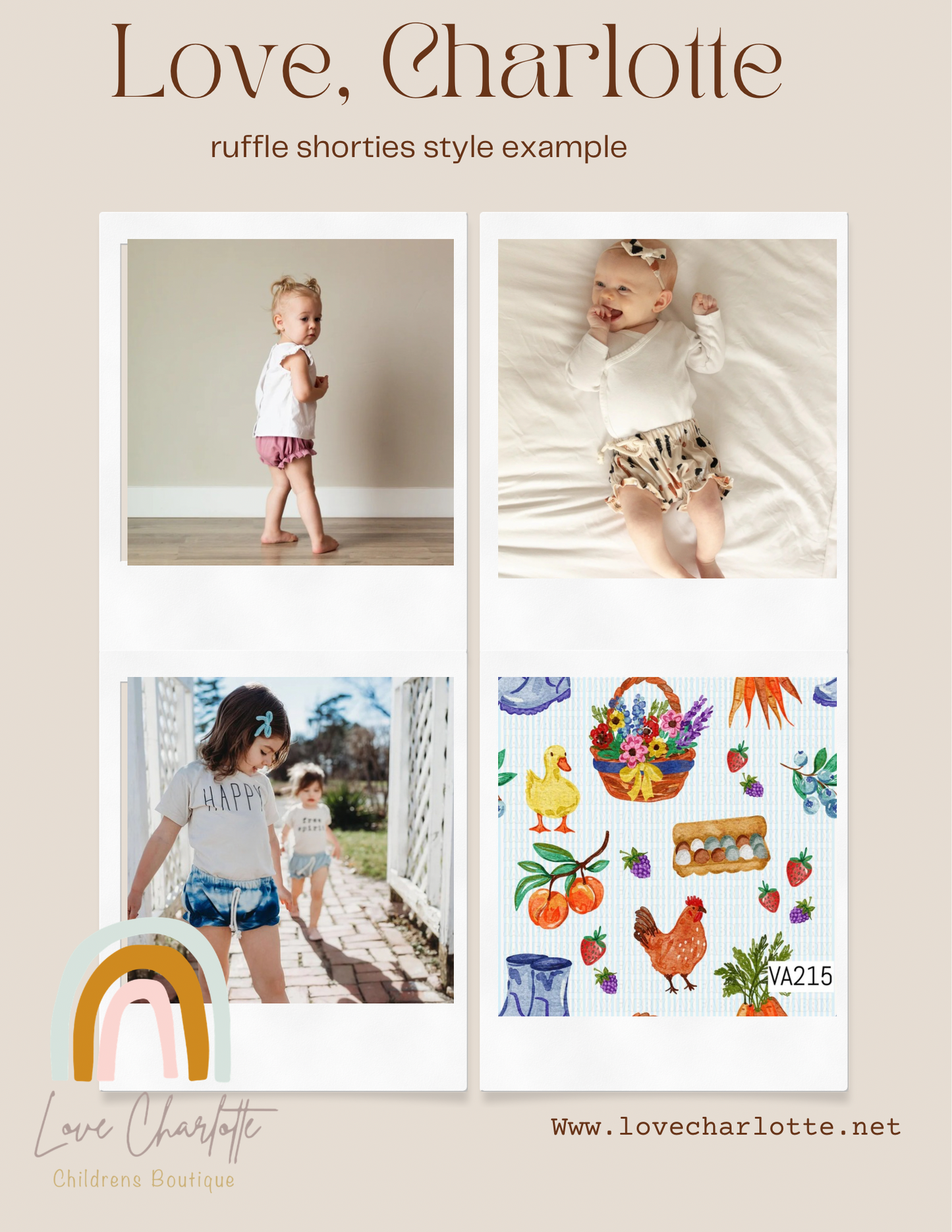 Egg stand Ruffle shorties
