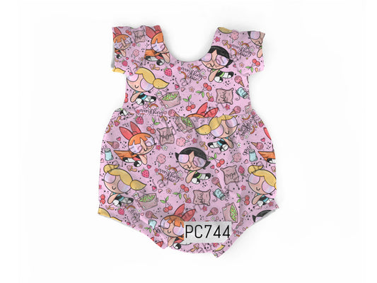Sugar spice everything nice  bubble romper