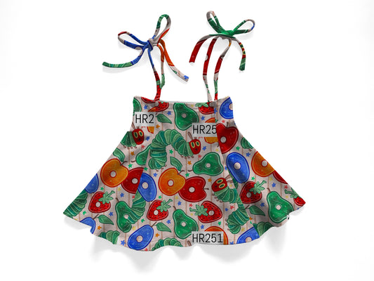 Hungry caterpillars tie skirt