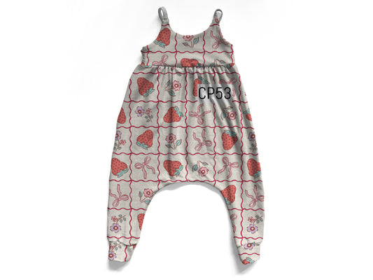 Strawberry patch og romper