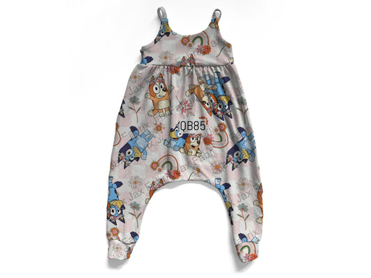 Rainbow check og romper