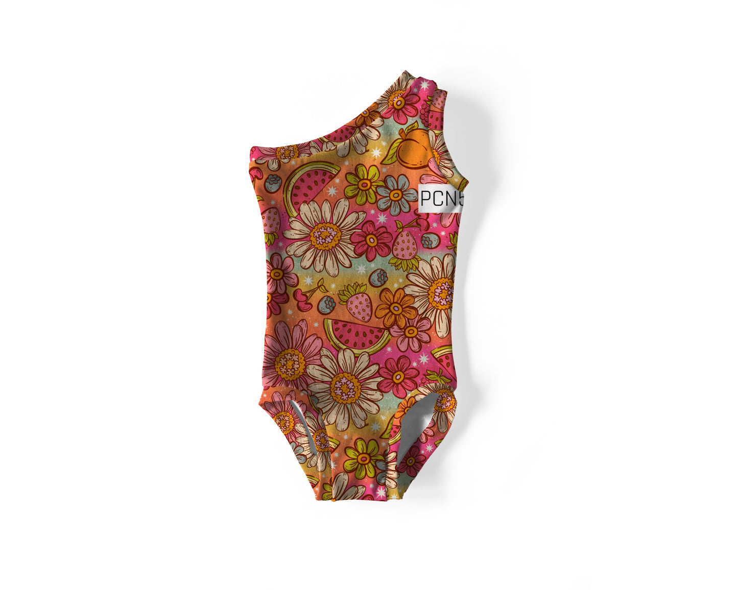 Summer flowers One shoulder isla