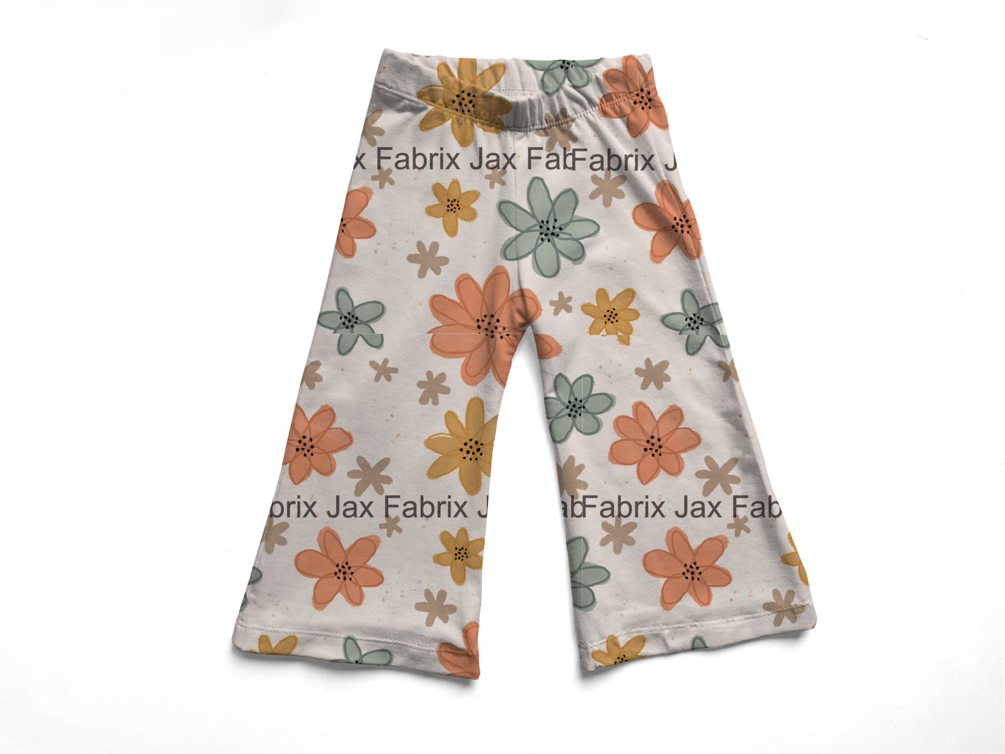 Flowers Wide leg pants