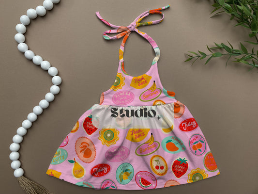 Fruit stand  Clementine dress