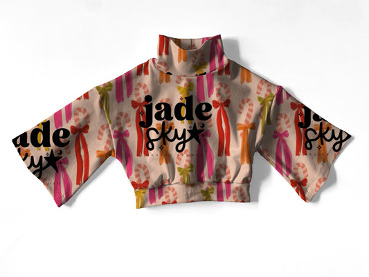 Candy cane Mock top