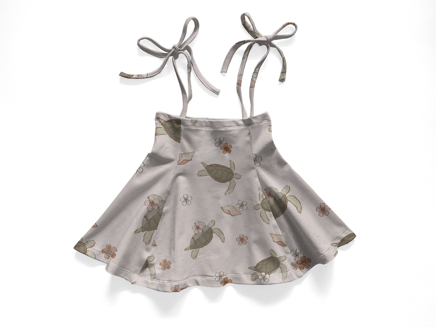 Turtle  tie skirt