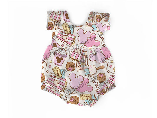 Park food  bubble romper