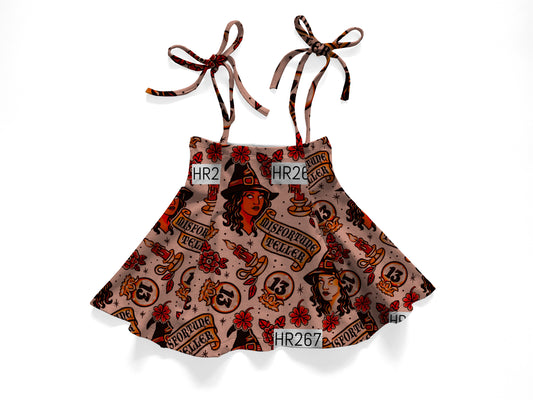 Witch tie skirt