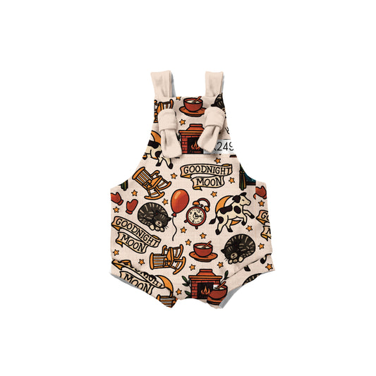 Tattoo goodnight moon  Overalls ( pant length option in listing)