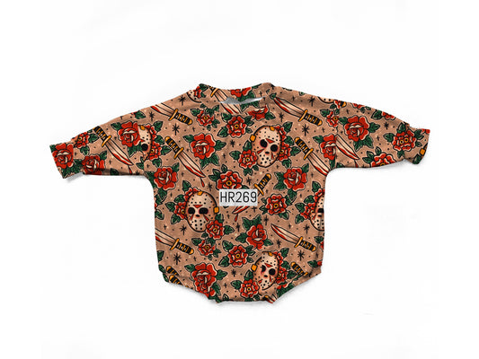 Mask oversized romper