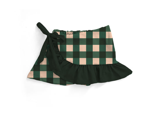 Plaid ginger Skort
