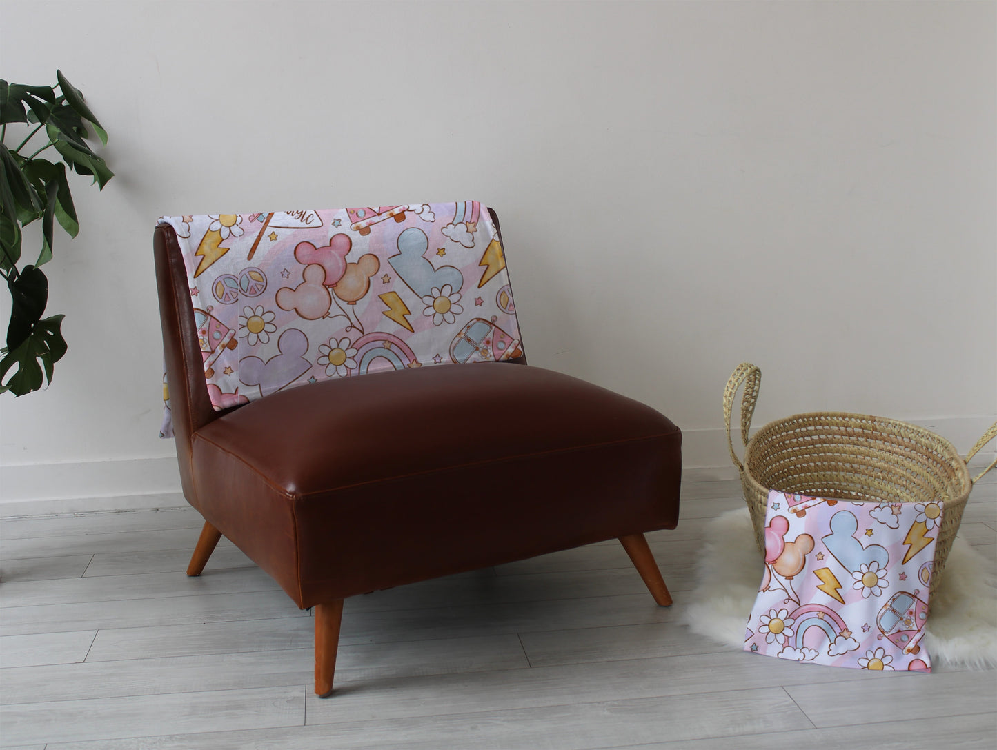 Magic park playmat, swaddle, and blanket