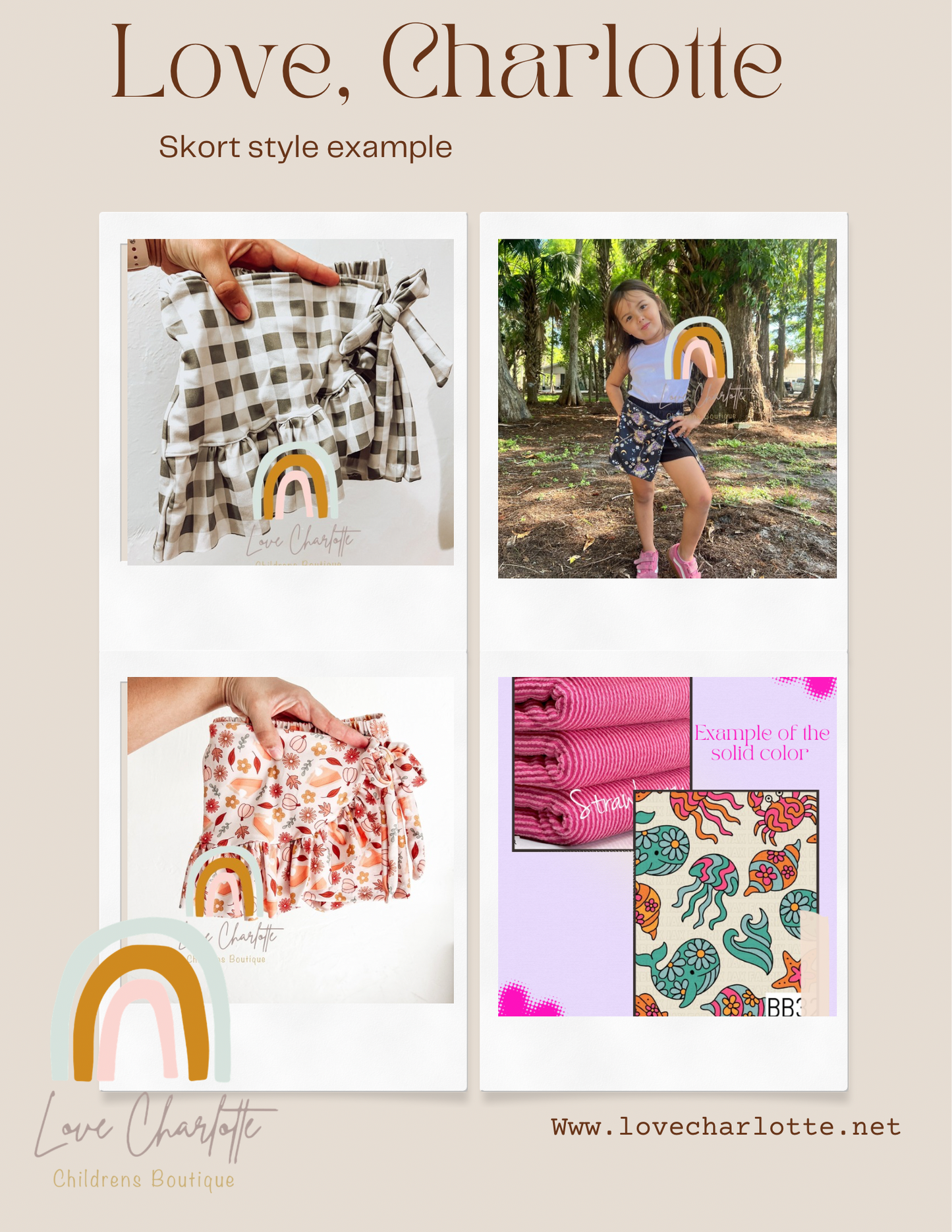 Jellies ginger Skort