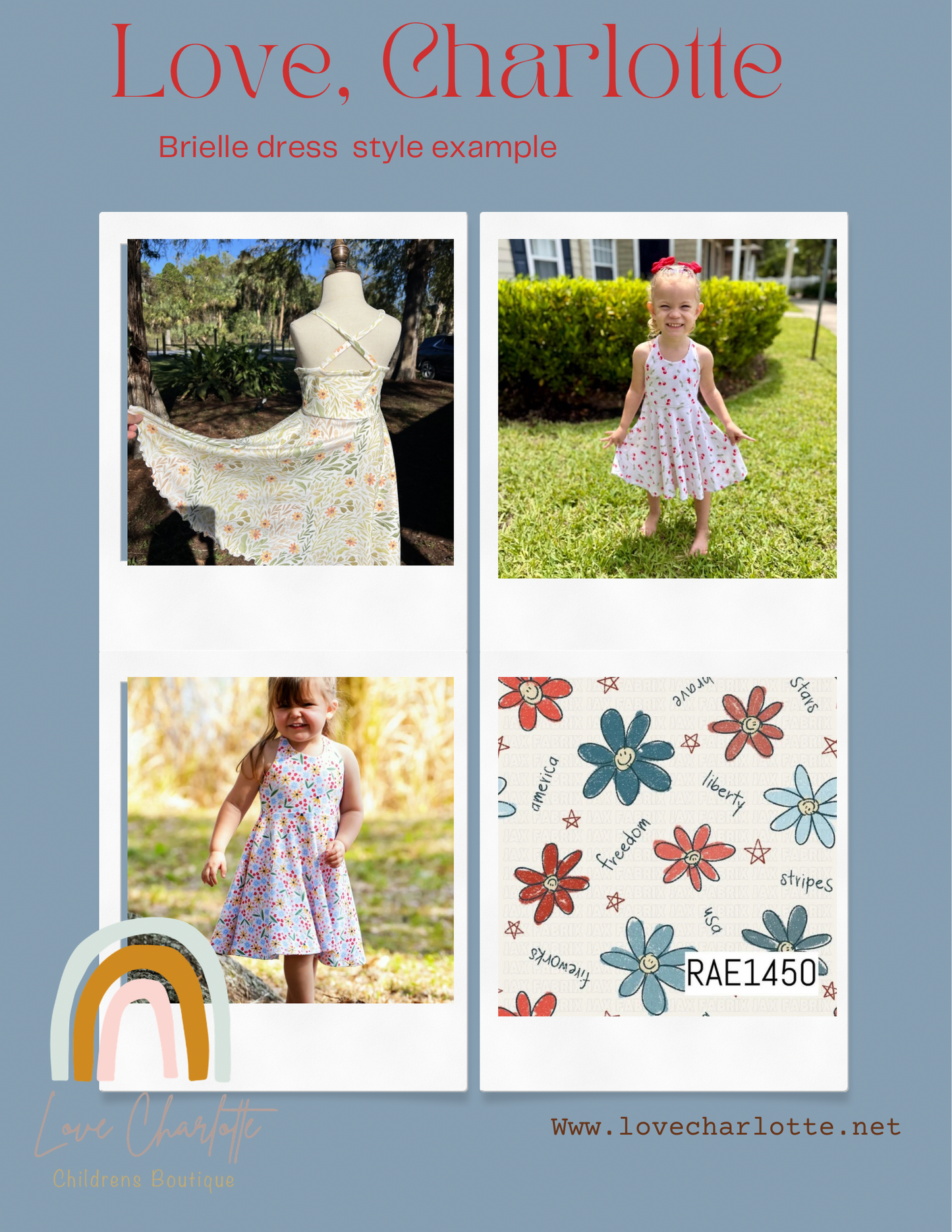 Freedom, flowers brielle ( romper or dress)