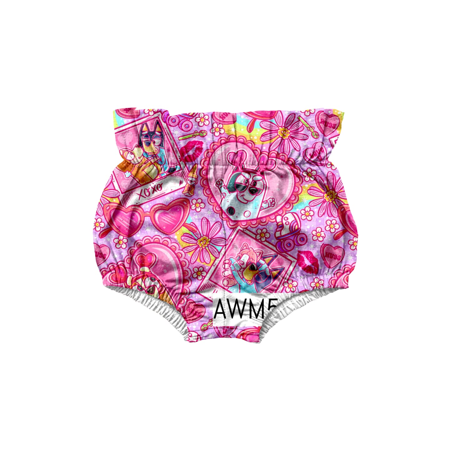 muffin heart  paper bag bloomers