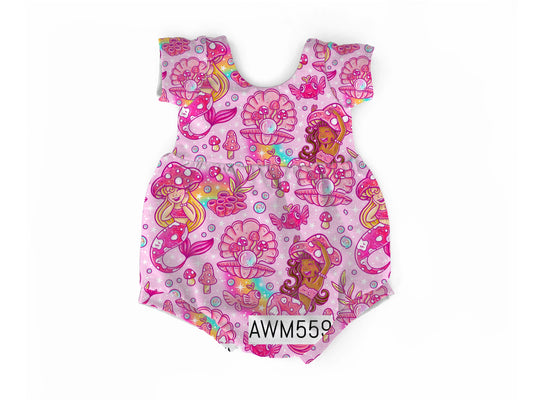 Mermaid bubble romper