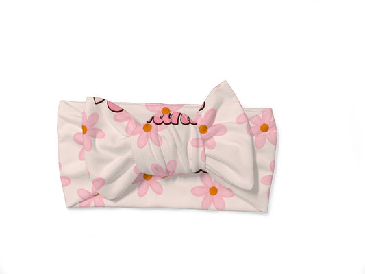 Dainty daisies Knotted head wrap