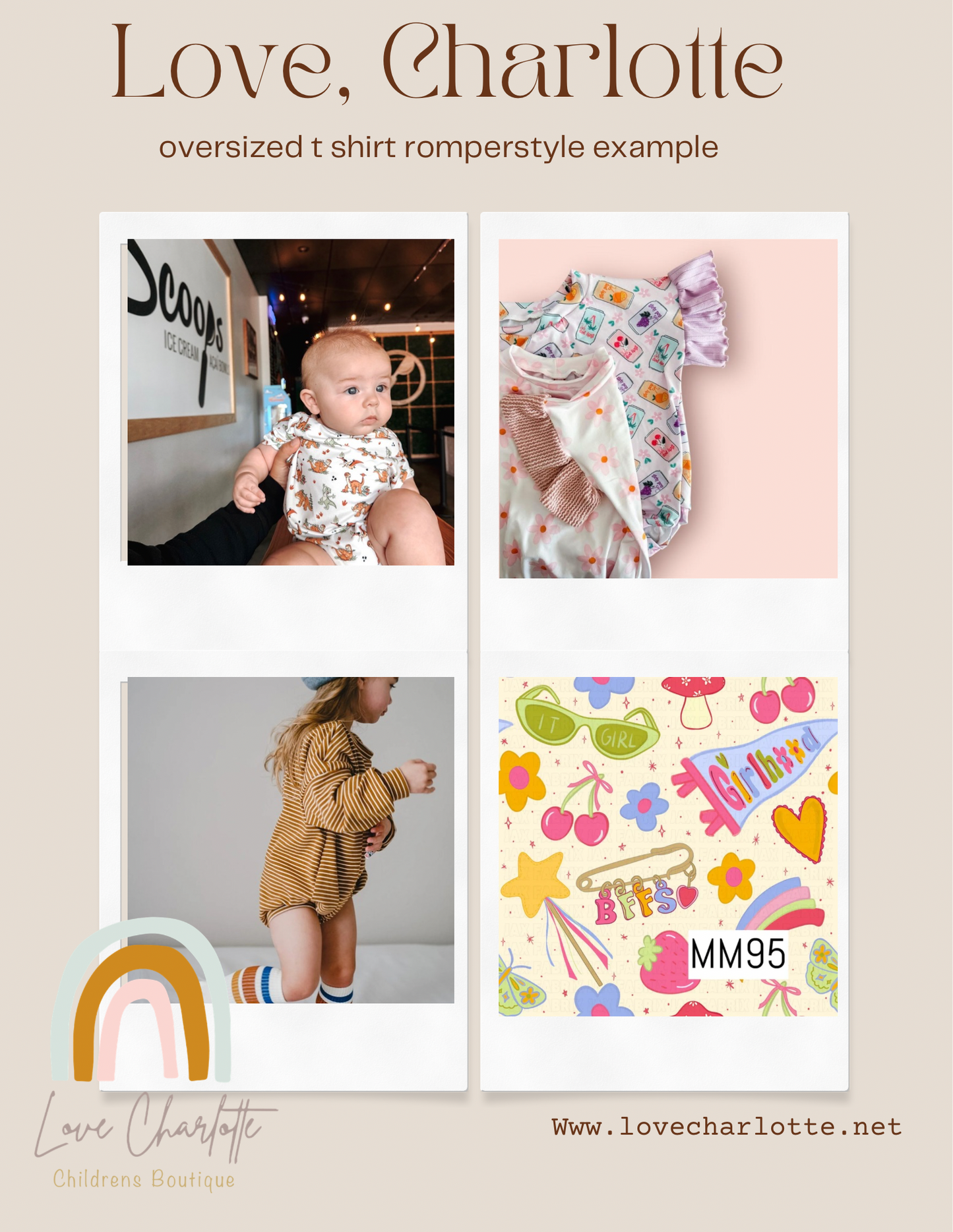 Girlhood oversized romper