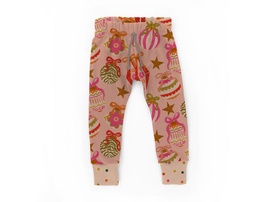 Pink ornaments Joggers