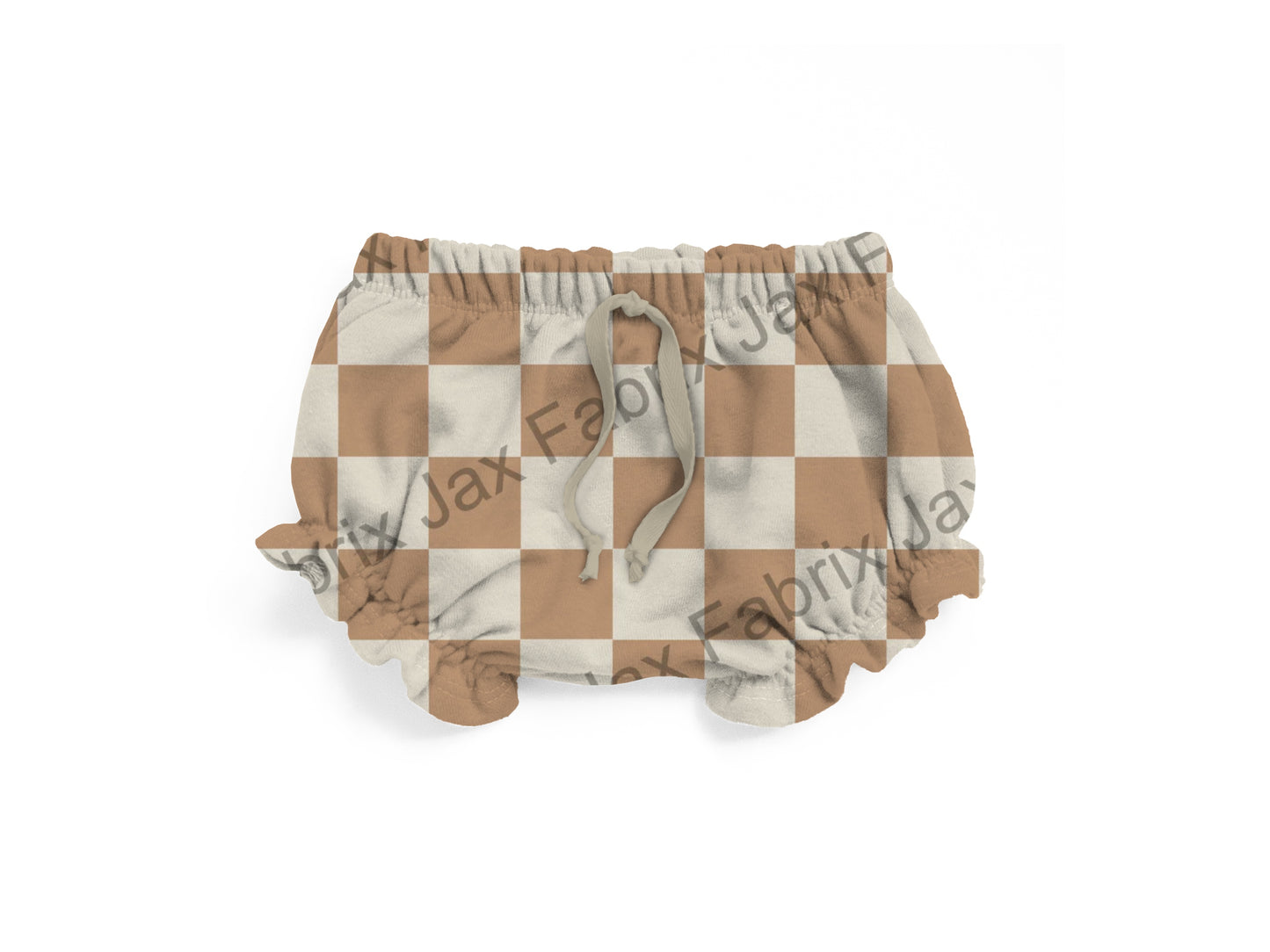 Check Ruffle shorties