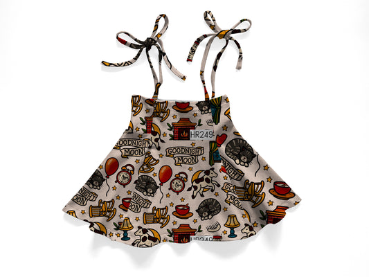 Tattoo goodnight moon  tie skirt