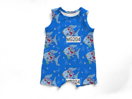 Rainbow fish Tank romper