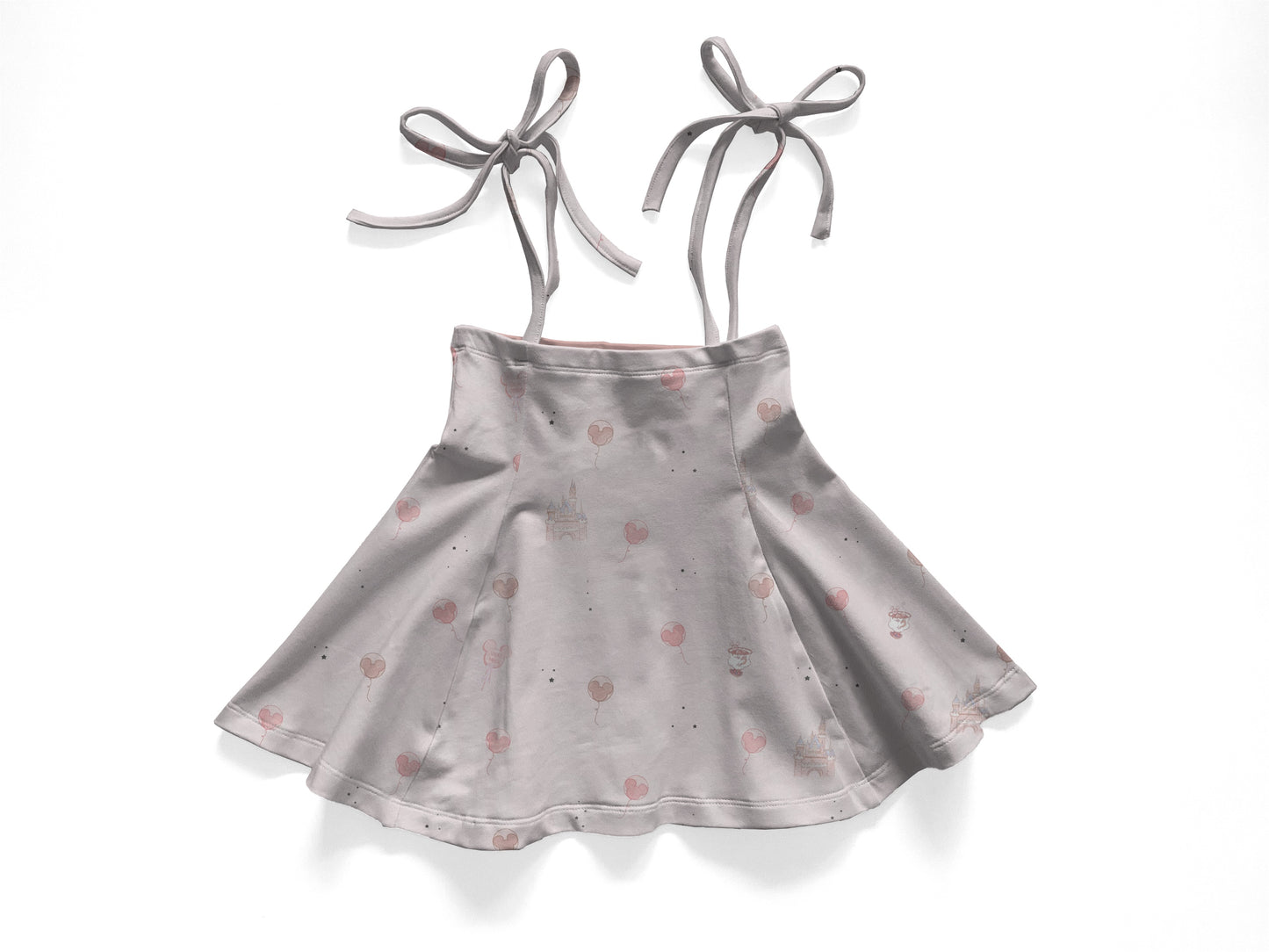Dainty balloons tie skirt