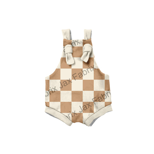 Check Overalls ( pant length option in listing)