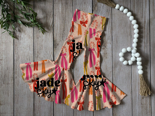 Candy cane bell bottoms