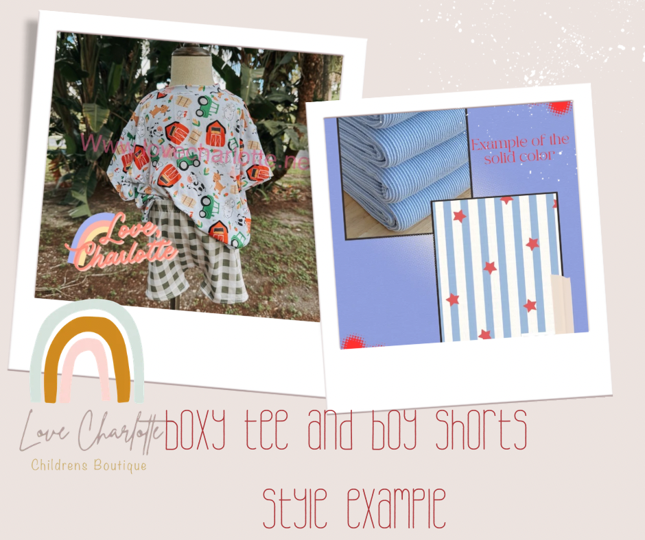 Star-Spangled stripes boy  options ( style options in the listing )