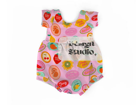 Fruit stand   bubble romper