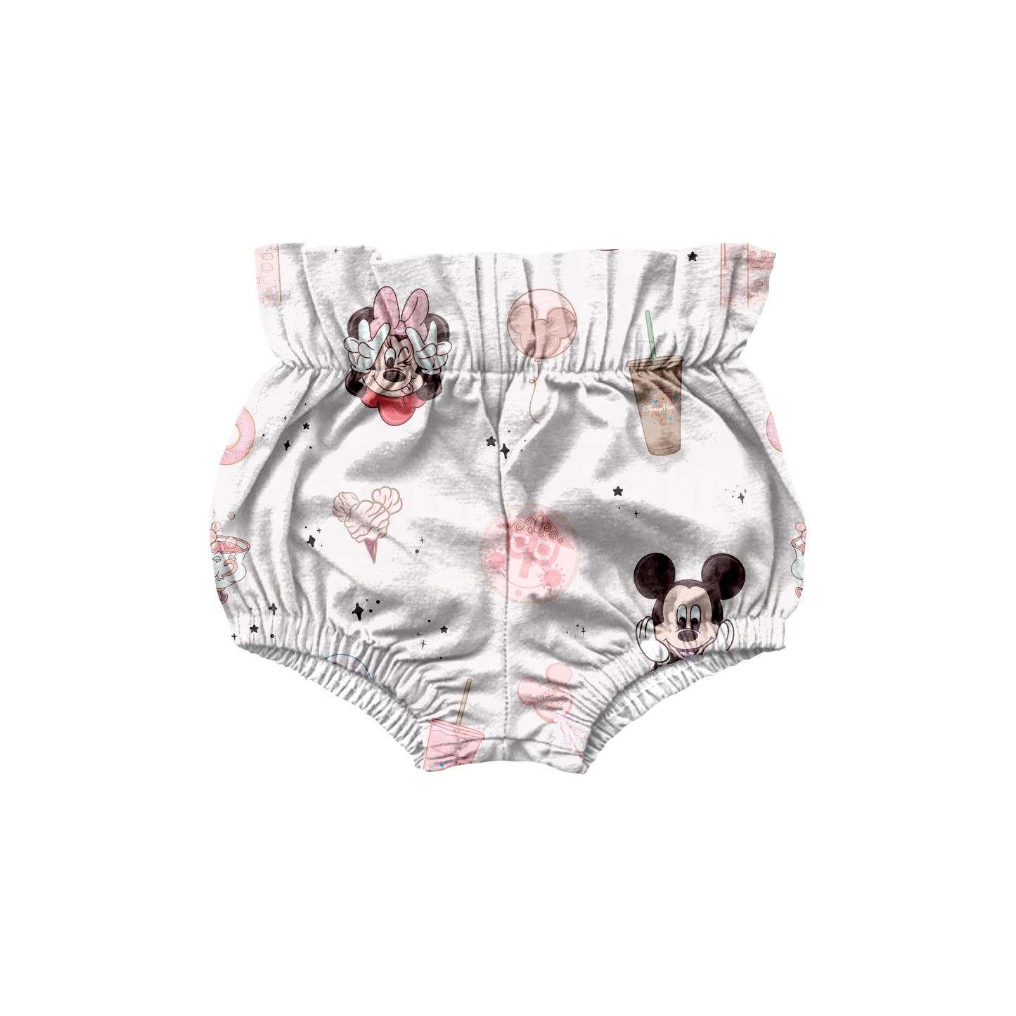 Pals in pink  paper bag bloomers